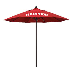 Branded commercial grade market umbrella