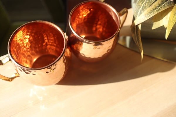 Copper Moscow mule mug
