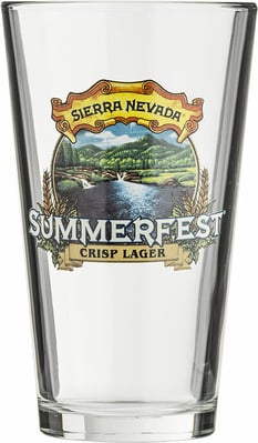 Decal Pint Glass