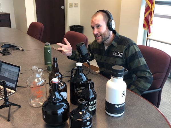 Lance Taylor talking about growlers