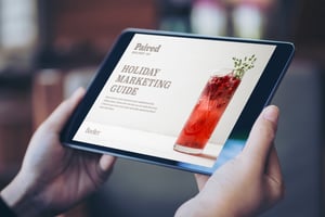 Holiday Marketing Guide on tablet
